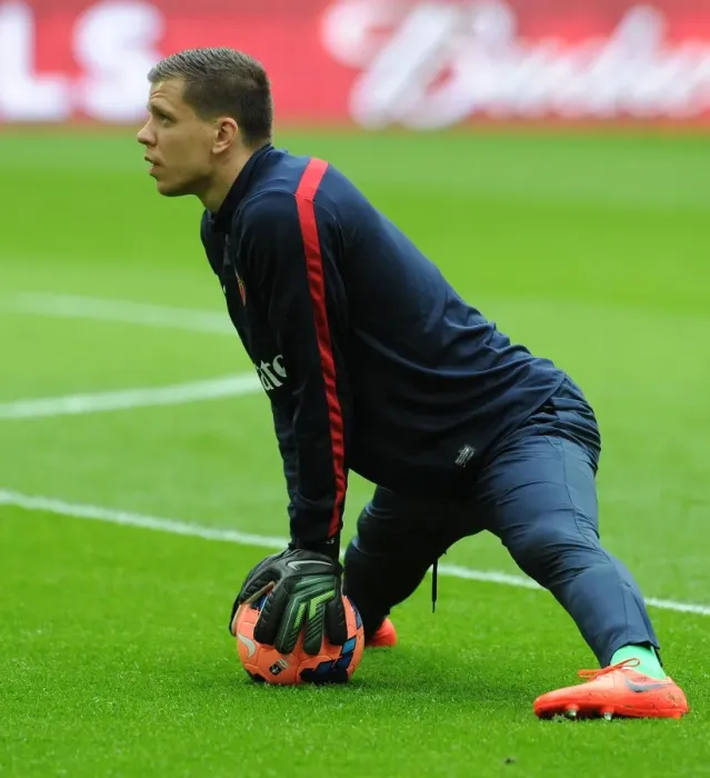 Framed Print : Wojciech Szczesny (Arsenal). Arsenal 1: 1 Wigan Athletic. 4: 2 after penalties. FA Cup Semi Final Framed Print : Wojciech Szczesny (Arsenal). Arsenal 1: 1 Wigan Athletic. 4: 2 after penalties. FA Cup Semi Final