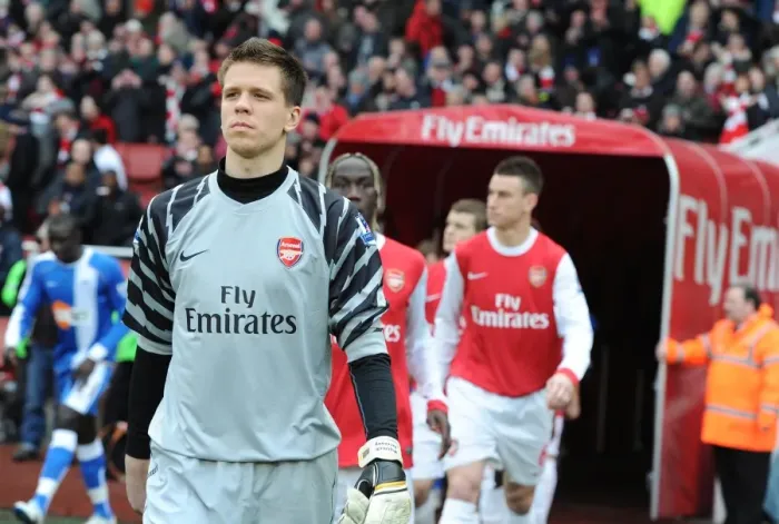 Framed Print : Wojciech Szczesny (Arsenal). Arsenal 3: 0 Wigan Athletic. Barclays Premier League Framed Print : Wojciech Szczesny (Arsenal). Arsenal 3: 0 Wigan Athletic. Barclays Premier League