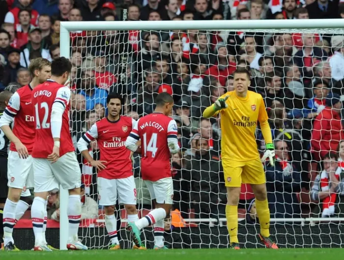 Framed Print : Wojciech Szczesny (Arsenal). Arsenal 5: 2 Tottenham Hotspur. Barclays Premier League Framed Print : Wojciech Szczesny (Arsenal). Arsenal 5: 2 Tottenham Hotspur. Barclays Premier League