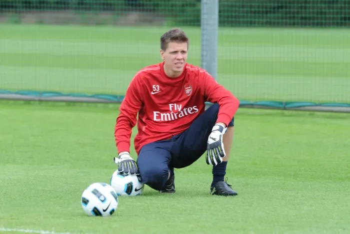 Framed Print : Wojciech Szczesny (Arsenal). Arsenal Training Ground, London Colney, Hertfordshire Framed Print : Wojciech Szczesny (Arsenal). Arsenal Training Ground, London Colney, Hertfordshire
