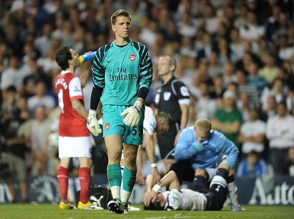 Wojciech Szczesny (Arsenal) Gareth Bale (Tottenham). Tottenham Hotspur 3:3 Arsenal