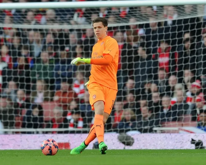 Framed Print : Wojciech Szczesny: Arsenal's FA Cup Fifth Round Shield
