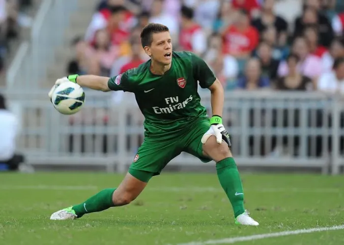 Framed Print : Wojciech Szczesny: Arsenal's Star Goalkeeper in Action at Kitchee FC, 2012 Framed Print : Wojciech Szczesny: Arsenal's Star Goalkeeper in Action at Kitchee FC, 2012