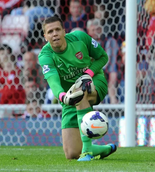 Framed Print : Wojciech Szczesny: Arsenal's Wall at Sunderland (2013-14)