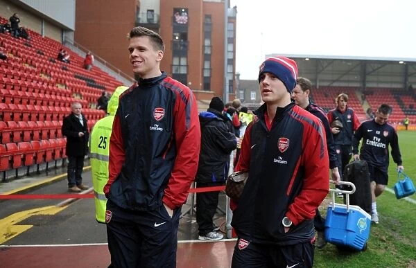Wojciech Szczesny and Jack Wilshere (Arsenal). Leyton Orient 1: 1 Arsenal