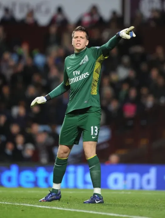 Framed Print : Wojciech Szczesny's Unyielding Guard: Heroic Performance at Aston Villa (2011-12) Framed Print : Wojciech Szczesny's Unyielding Guard: Heroic Performance at Aston Villa (2011-12)