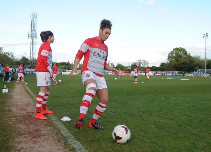 Framed Print : WSL Showdown: Jade Bailey Gears Up for Arsenal Ladies vs. Chelsea Ladies Battle