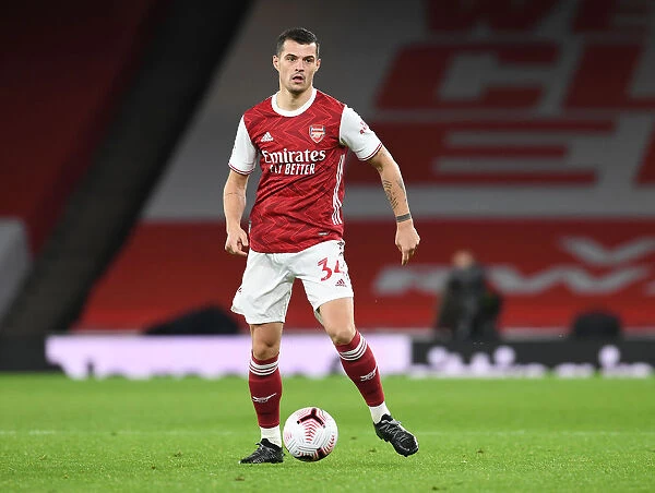Xhaka in Action: Arsenal vs. Leicester City, 2020-21 Premier League Clash at Emirates Stadium