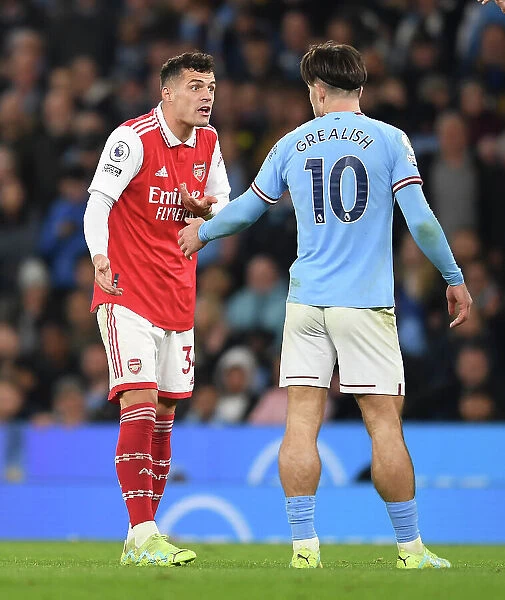Xhaka and Grealish: A Moment of Sportsmanship Amidst Manchester City vs. Arsenal Rivalry (2022-23)