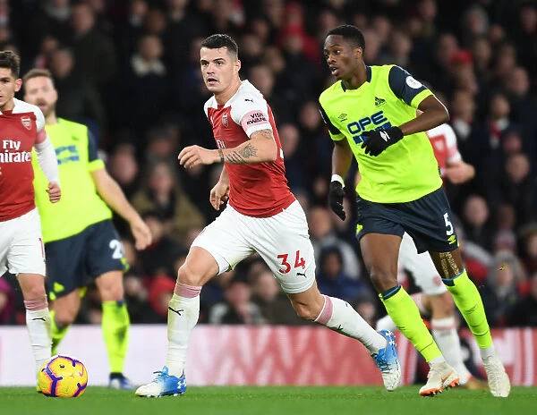 Xhaka Overpowers Kongolo: Arsenal vs Huddersfield, Premier League 2018-19