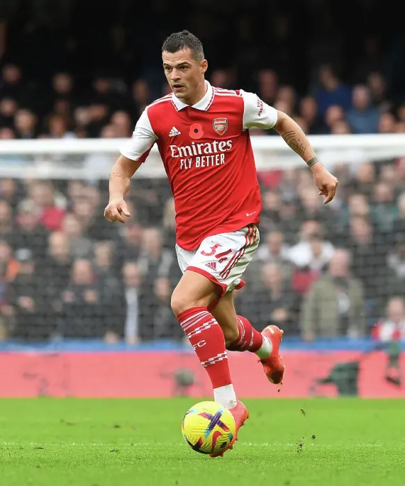 Framed Print : Xhaka's Battle at the Bridge: Chelsea vs. Arsenal, Premier League 2022-23 Framed Print : Xhaka's Battle at the Bridge: Chelsea vs. Arsenal, Premier League 2022-23