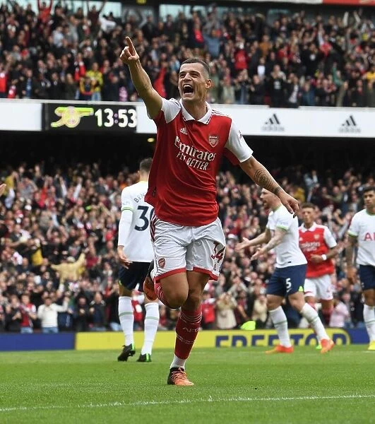 Xhaka's Hat-Trick: Arsenal's Thrilling Comeback Against Tottenham in the Premier League (2022-23)