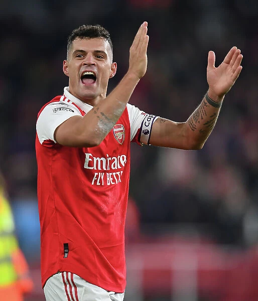Xhaka's Triumph: Arsenal's Thrilling Victory over Manchester United in the 2022-23 Premier League