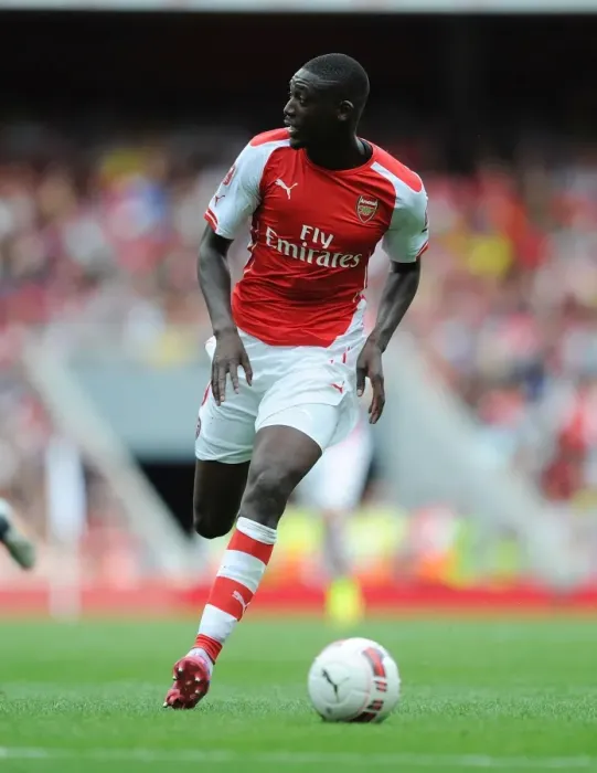 Framed Print : Yaya Sanogo in Action: Arsenal vs Benfica, Emirates Cup 2014 Framed Print : Yaya Sanogo in Action: Arsenal vs Benfica, Emirates Cup 2014
