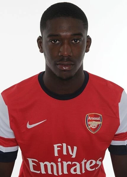 Yaya Sanogo at Arsenal's 2013-14 Squad Photocall