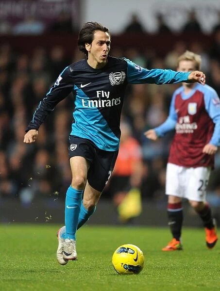 Yossi Benayoun in Action: Aston Villa vs. Arsenal, Premier League 2011-12