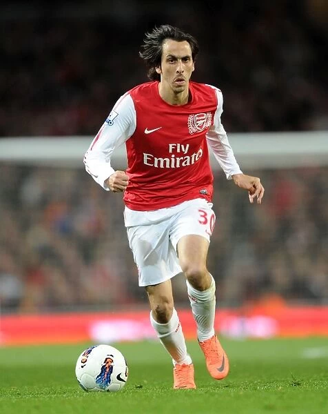 Yossi Benayoun: In Action Against Wigan Athletic, Arsenal Premier League 2011-12