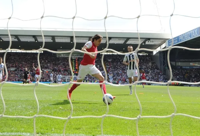 Framed Print : Yossi Benayoun Scores the Opener: West Bromwich Albion vs. Arsenal, Premier League 2011-2012