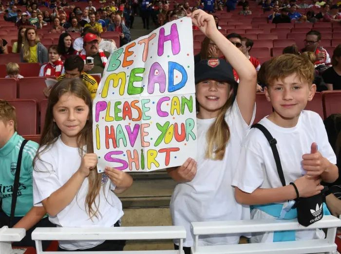Framed Print : Young Arsenal Fans Anticipate Arsenal Women vs. Chelsea Women FA WSL Match at Emirates Stadium Framed Print : Young Arsenal Fans Anticipate Arsenal Women vs. Chelsea Women FA WSL Match at Emirates Stadium
