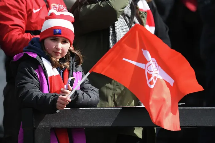 Framed Print : Young Arsenal Fan's Passion: Arsenal Women vs Manchester City, FA Women's Super League Framed Print : Young Arsenal Fan's Passion: Arsenal Women vs Manchester City, FA Women's Super League