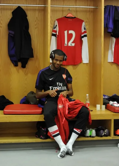 Framed Print : Zak Ansah's Victory: Arsenal U19 vs CSKA Moscow U19, NextGen Series 1 / 4 Final at Emirates Stadium