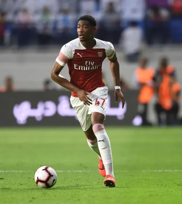 Framed Print : Zech Medley in Action: Al-Nasr Dubai SC vs Arsenal (2018-19)