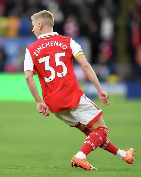 Framed Print : Zinchenko in Action: Arsenal vs. Leicester City, Premier League 2022-23 Framed Print : Zinchenko in Action: Arsenal vs. Leicester City, Premier League 2022-23