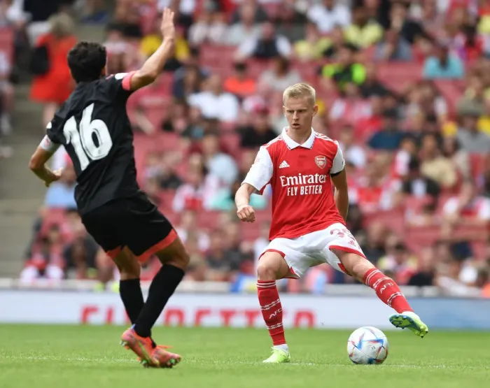 Framed Print : Zinchenko in Action: Arsenal vs Sevilla - Emirates Cup 2022 Framed Print : Zinchenko in Action: Arsenal vs Sevilla - Emirates Cup 2022