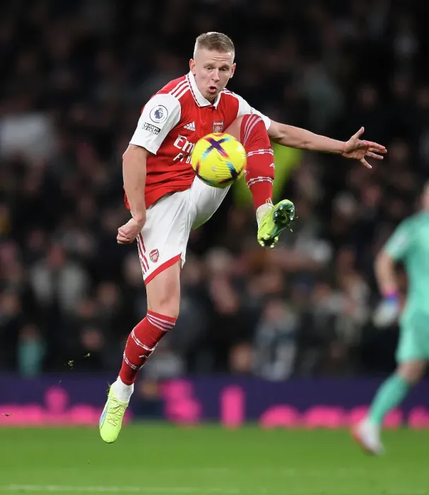 Framed Print : Zinchenko Shines: Arsenal's Victory Over Tottenham in the Premier League Showdown, London 2023
