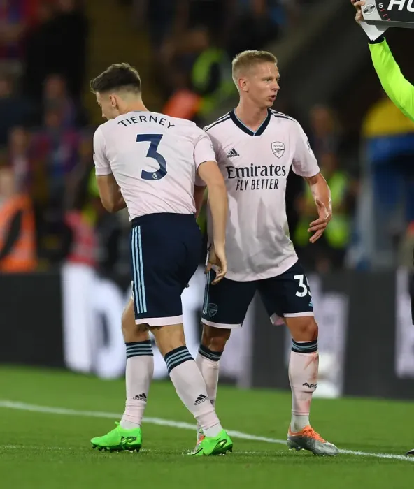 Framed Print : Zinchenko Substituted by Tierney: Arsenal's In-Game Switch at Crystal Palace Framed Print : Zinchenko Substituted by Tierney: Arsenal's In-Game Switch at Crystal Palace