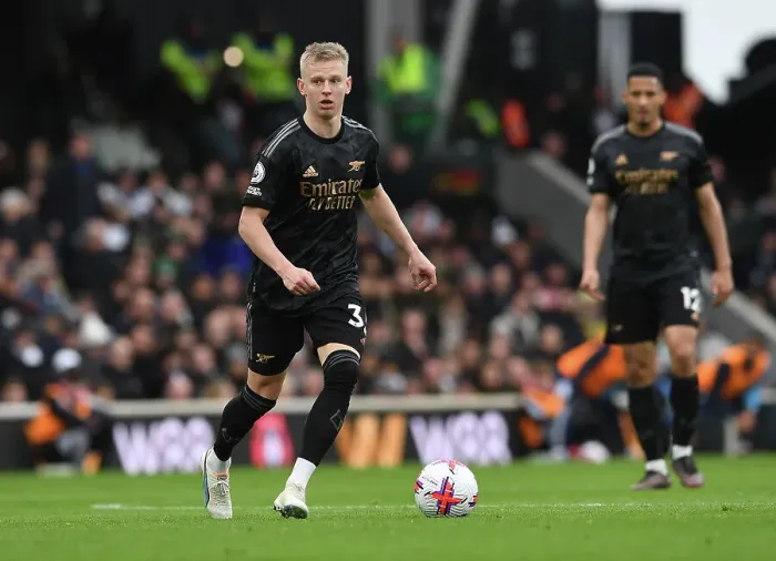 Framed Print : Zinchenko's Impact: Arsenal's Victory Over Fulham in the Premier League 2022-23