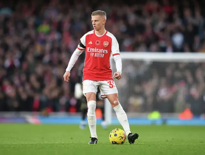 Framed Print : Zinchenko's Standout Display: Arsenal's Victory Against Burnley (2023-24)