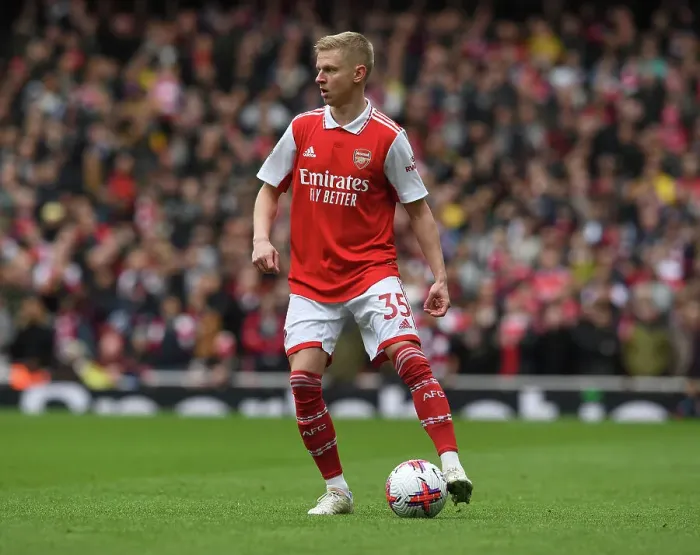 Framed Print : Zinchenko's Standout Display: Arsenal's Victory Against Leeds United (2022-23)