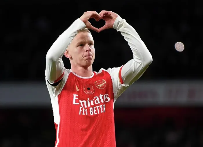 Framed Print : Zinchenko's Thrilling Hat-Trick: Arsenal's Triumph over Burnley (2023-24)