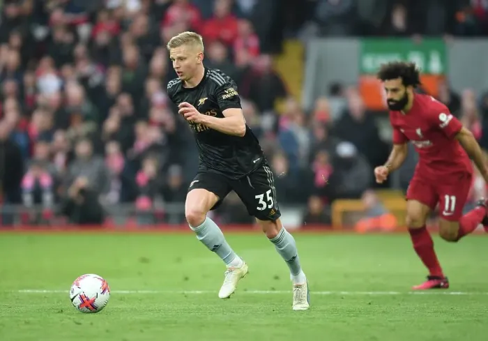 Framed Print : Zinchenko's Triumph: Outsmarting Salah in the Intense Arsenal-Liverpool Clash (2022-23 Premier League) Framed Print : Zinchenko's Triumph: Outsmarting Salah in the Intense Arsenal-Liverpool Clash (2022-23 Premier League)