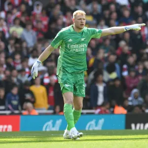 Aaron Ramsdale Print (Arsenal v Manchester United 2021-22)
