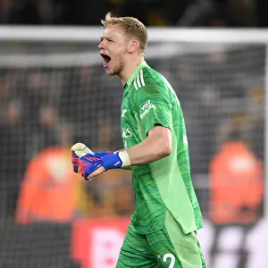 Aaron Ramsdale's Save Secures Arsenal's Win Against Wolverhampton Wanderers (2021-22)