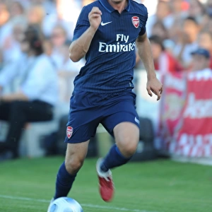 Aaron Ramsey in Action: Arsenal Crushes SC Columbia 7-1, Pre-Season Friendly, Vienna, Austria, 2009