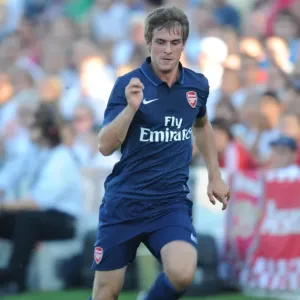 Aaron Ramsey in Action: Arsenal Crushes SC Columbia 7-1, Pre-Season Friendly, Vienna, Austria, 2009