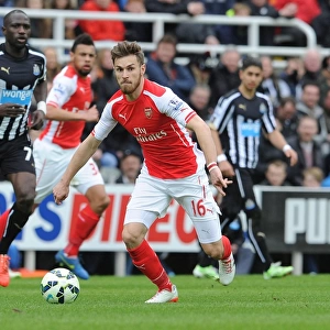 Aaron Ramsey in Action: Arsenal vs. Newcastle United, Premier League 2014/15