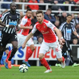 Aaron Ramsey in Action: Arsenal vs. Newcastle United, Premier League 2014/15