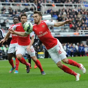 Aaron Ramsey in Action: Arsenal vs. Newcastle United, Premier League 2014-2015
