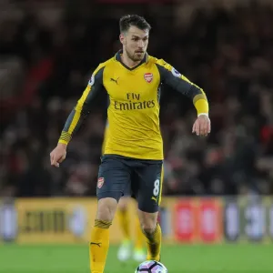 Aaron Ramsey in Action: Arsenal vs. Middlesbrough, Premier League 2016-17 Aaron Ramsey in Action: Arsenal vs. Middlesbrough, Premier League 2016-17