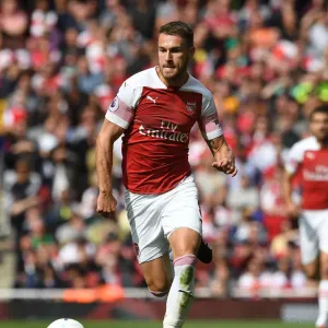 Aaron Ramsey in Action: Arsenal vs. West Ham United, Premier League 2018-19