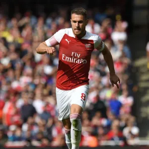 Aaron Ramsey in Action: Arsenal vs. West Ham United, Premier League 2018-19
