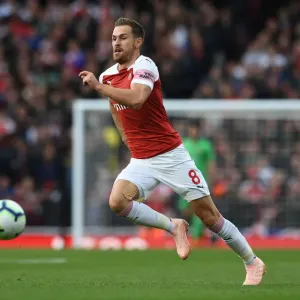 Aaron Ramsey in Action: Arsenal vs. Everton, Premier League 2018-19