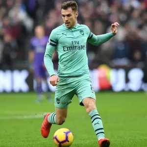 Aaron Ramsey in Action: Arsenal vs. West Ham United, Premier League 2018-19 Aaron Ramsey in Action: Arsenal vs. West Ham United, Premier League 2018-19