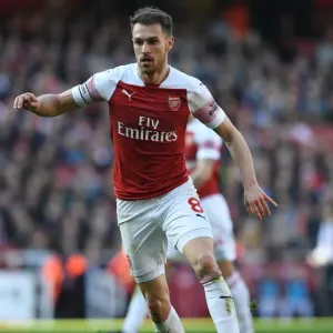 Aaron Ramsey in Action: Arsenal vs. Southampton, Premier League 2018-19 Aaron Ramsey in Action: Arsenal vs. Southampton, Premier League 2018-19