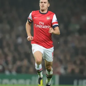 Aaron Ramsey in Action: Arsenal vs. Schalke 04, UEFA Champions League 2012-13 Aaron Ramsey in Action: Arsenal vs. Schalke 04, UEFA Champions League 2012-13
