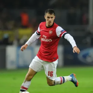 Aaron Ramsey in Action: Arsenal vs. Borussia Dortmund, UEFA Champions League (2013-14)